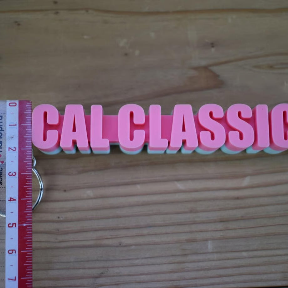 CAL CLASSICS　3Dラバーキーホルダー