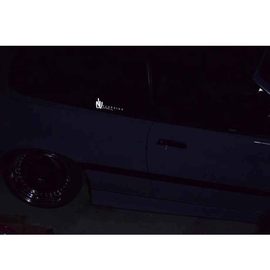 新色‼リフレクター　シルバー　キャルクラシックス　ステッカー　令和モデル　　反射