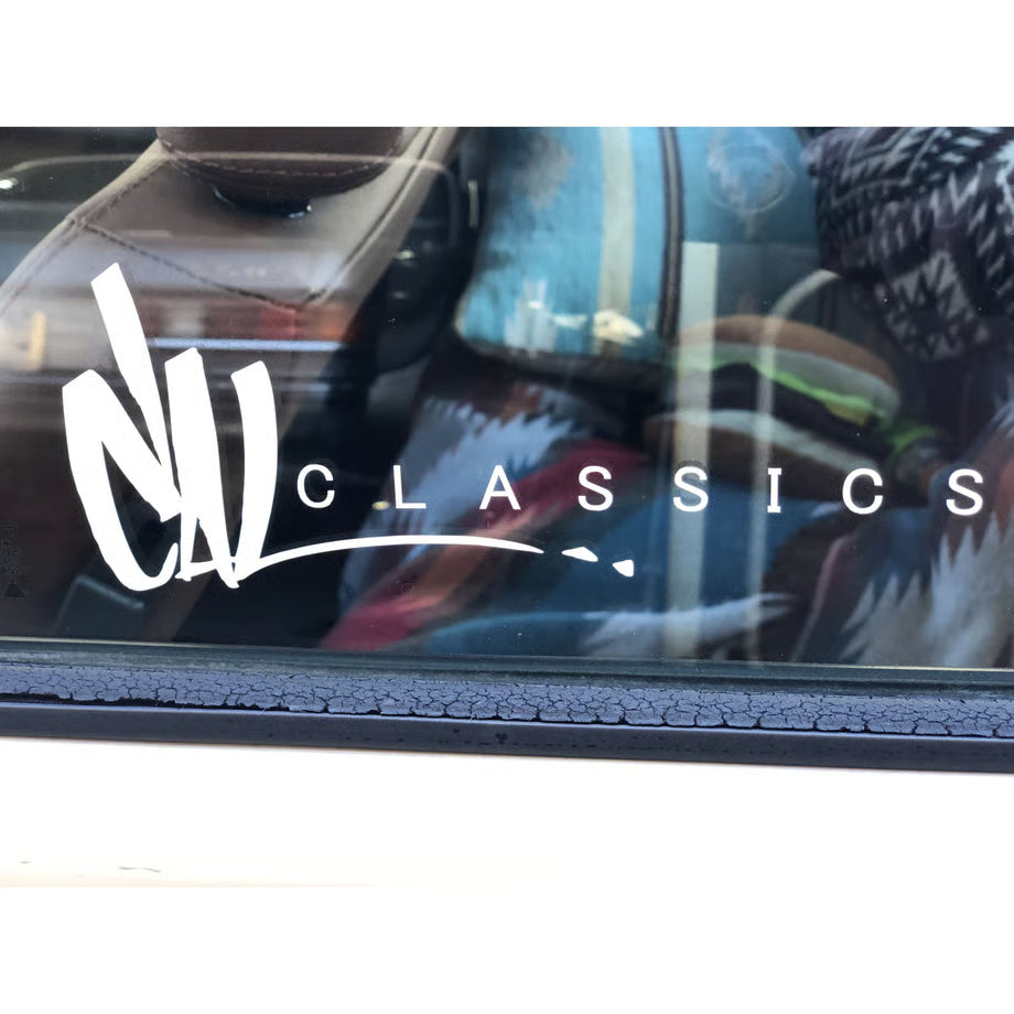 抜きキャルクラシックス ステッカー 令和モデル　白