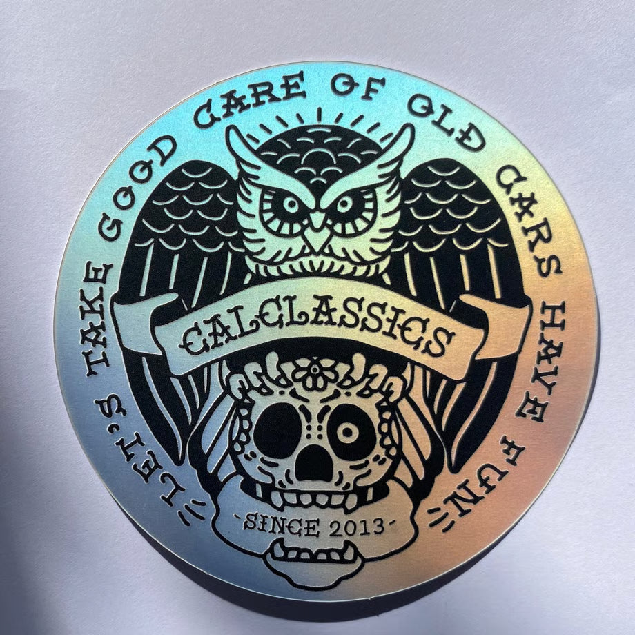 御守りステッカー！イラストロゴ (ホログラム)