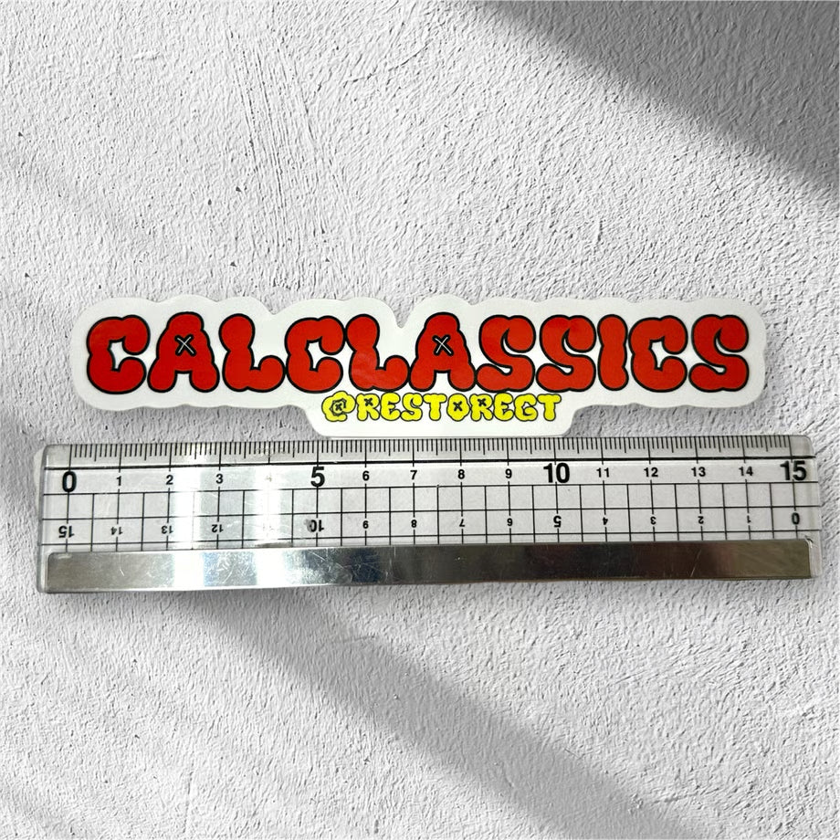 キャルクラ ポップロゴ ステッカー